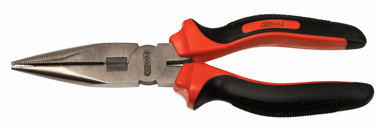 "Pince à becs demi ronds 170mm 7""  -TITANE-"