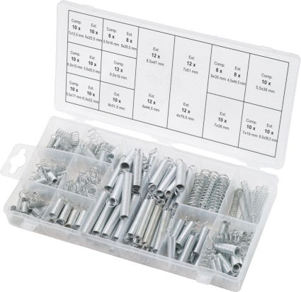 Assortiment de ressorts, 200 pcs 