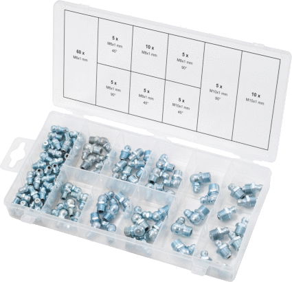Assortiment de graisseurs, 110 pcs  