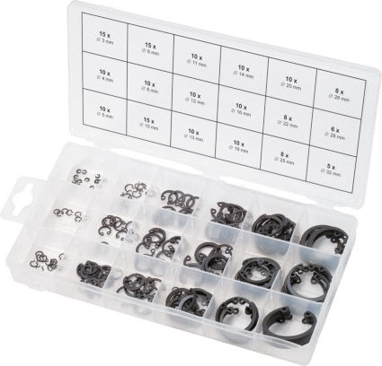 Assortiment de circlips de type interne x180