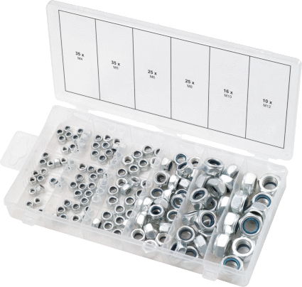 Assortiment d'écrous de sécurité x146