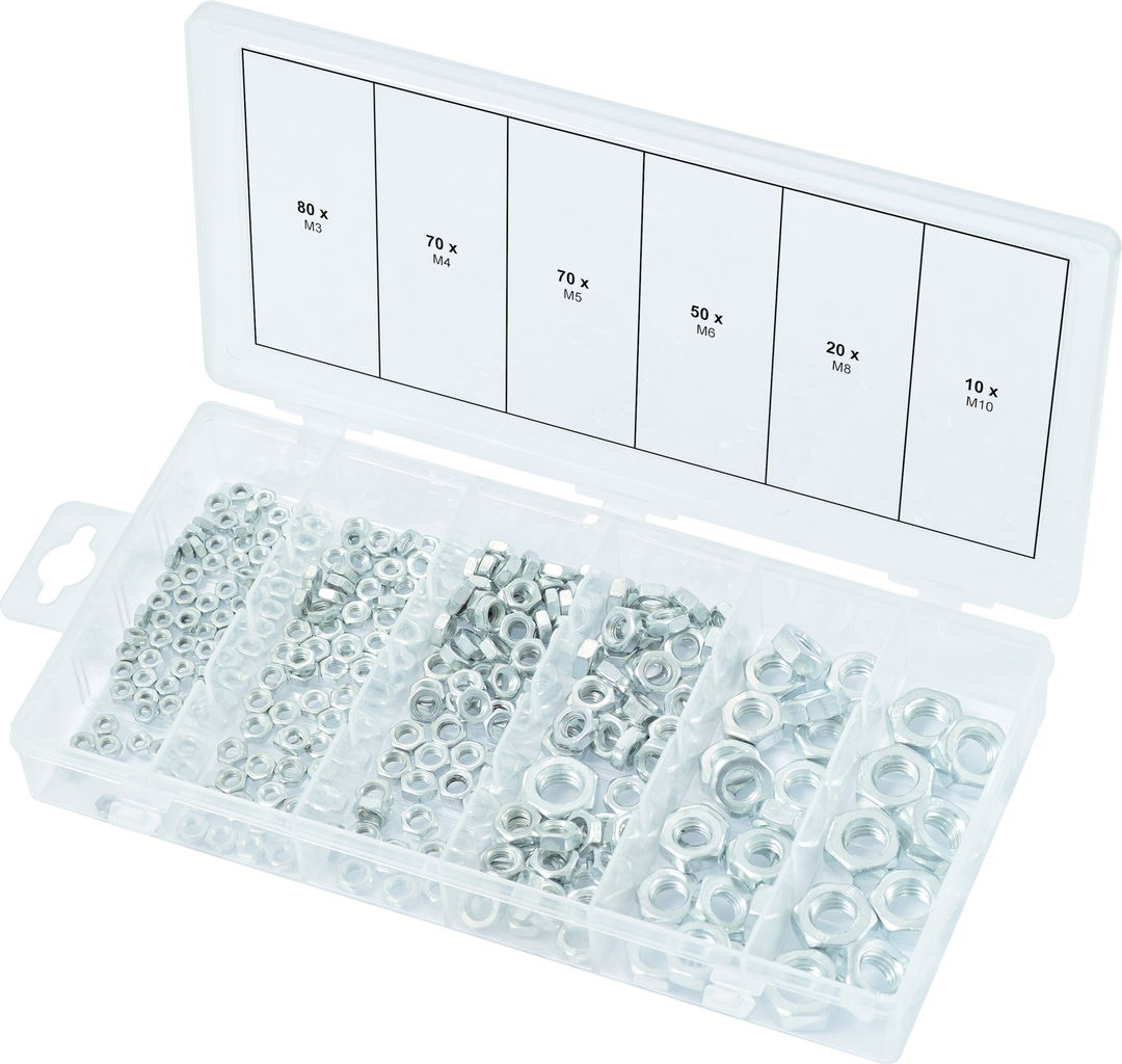 Assortiment d'écrous, 300 pcs 