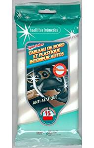 LINGETTE NETTOYANT PLASTIQUES X15