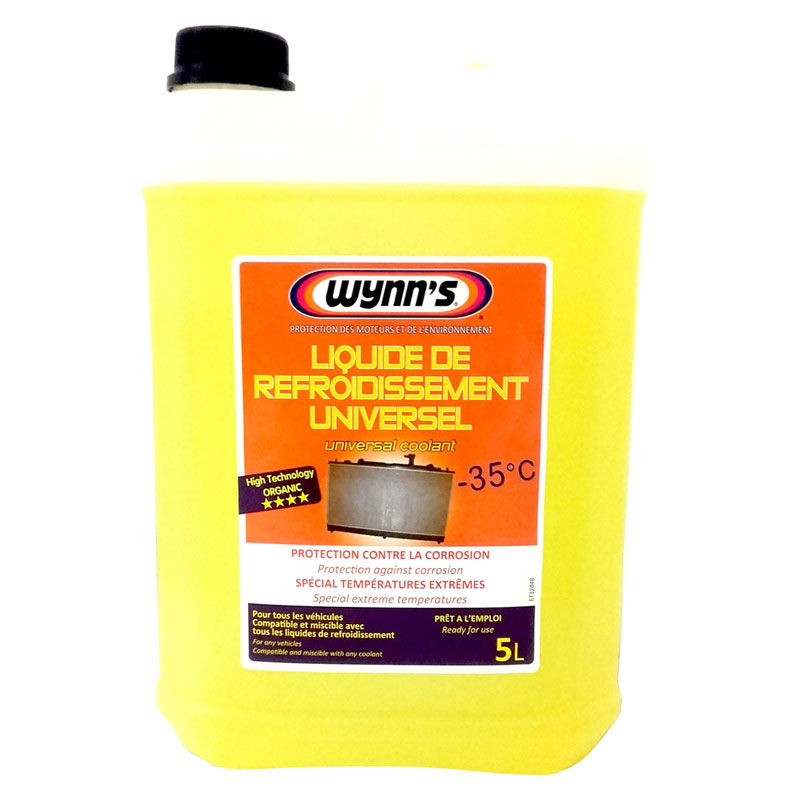 Liquide de refroidissement Jaune / 5L / -35°C
