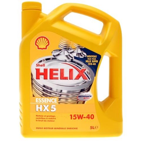 HUILE SHELL HELIX HX5 15W40 5 LITRES