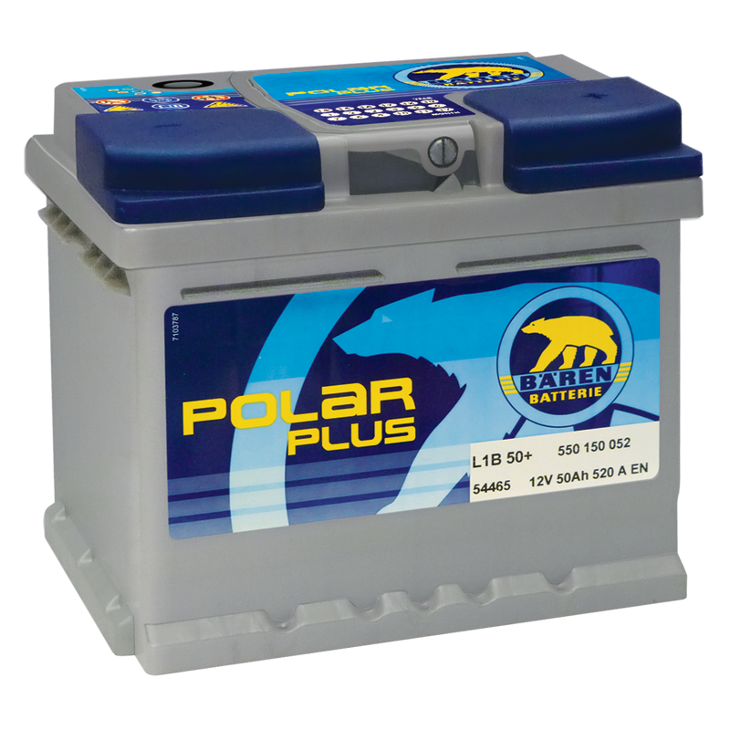 Bären Blu Polar 12V 50Ah 520A/EN L1B 50P Autobatterie Bären. TecDoc: .