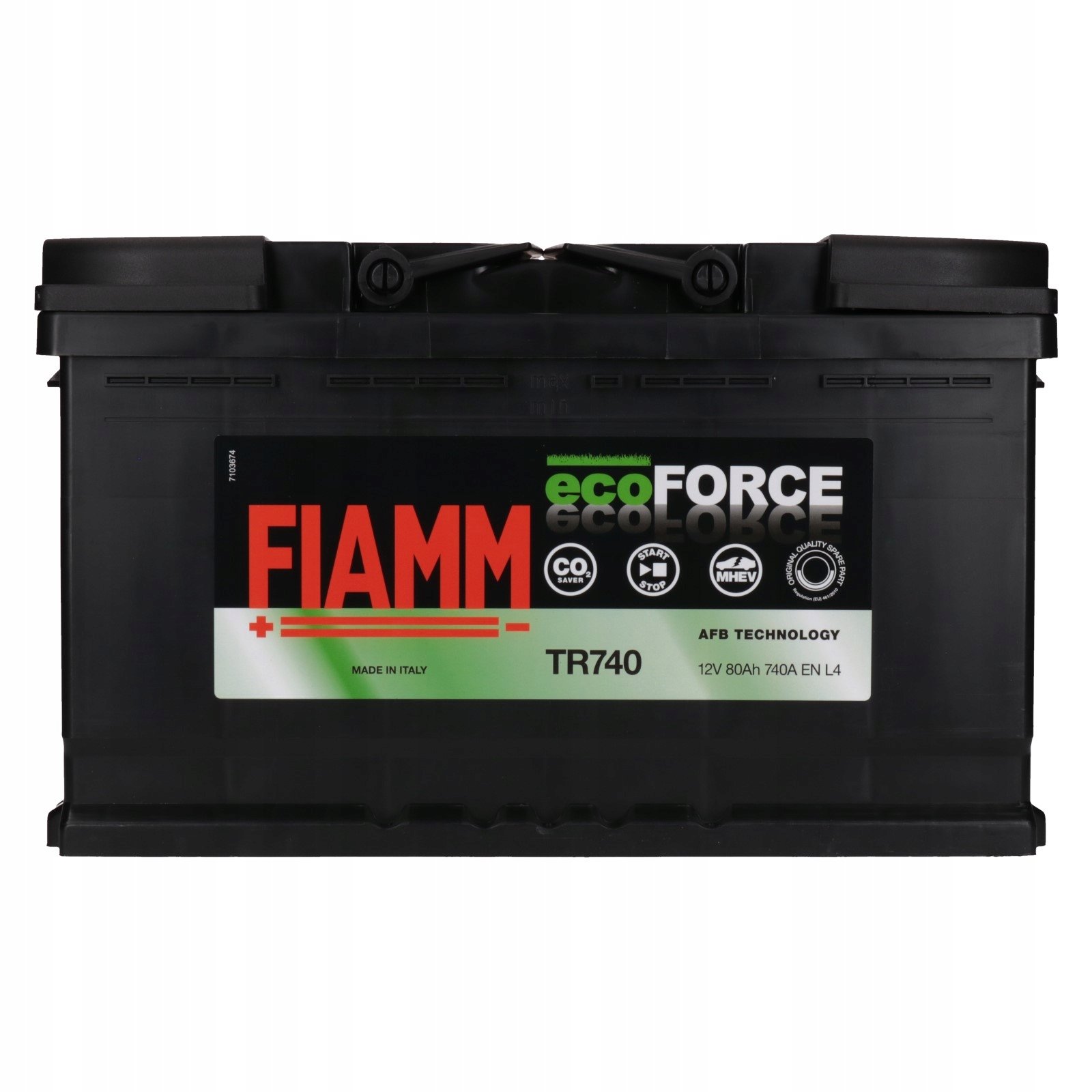 Batterie Fiamm EFB TR740 80Ah/740A FIAMM - Batterie - Démarrage